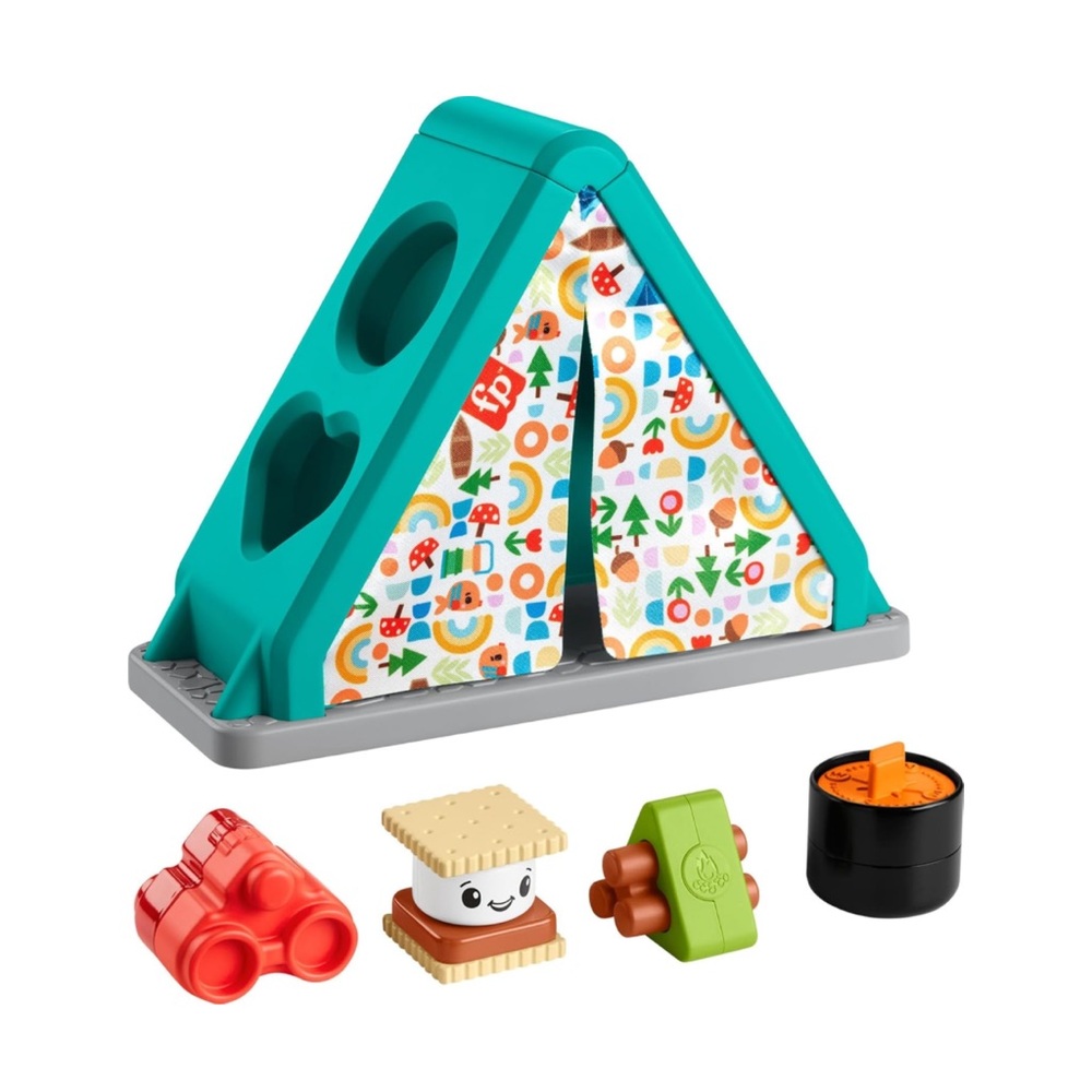 Fisher-Price Camping Playset - Teal and Multicolor 6+ m